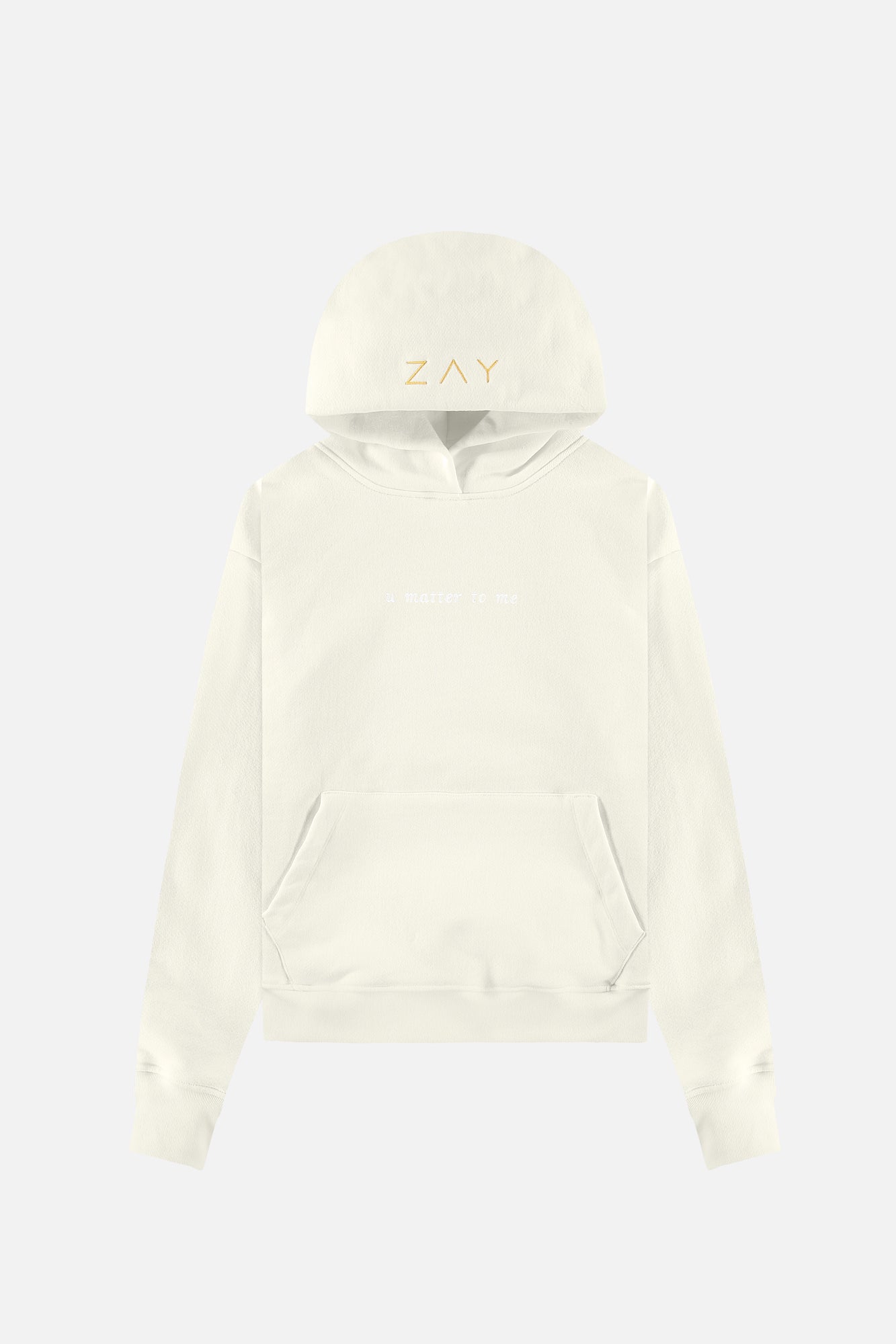 U MATTER HOODIE - NATURAL